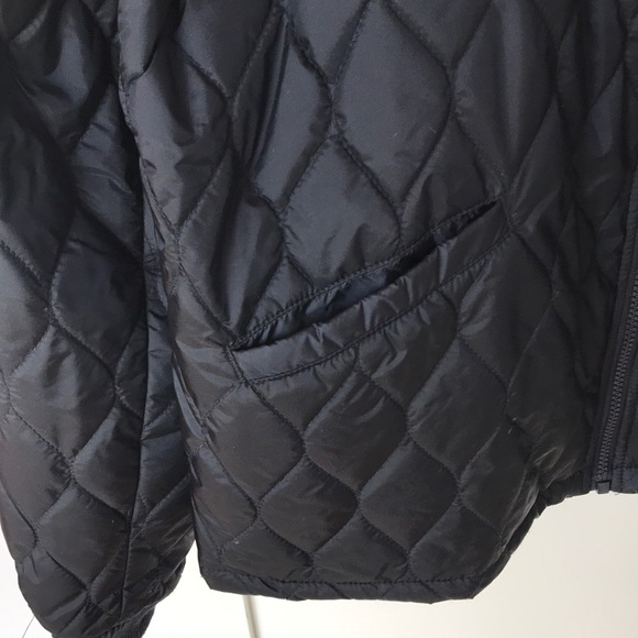 Joy Lab Dark Navy Blue Quilted Boxy Jacket XS - Picture 4 of 12